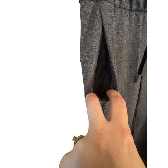 LULULEMON On The Fly Pant (28") Heathered Black Size 4 Pockets Athleisure Travel - Picture 4 of 9